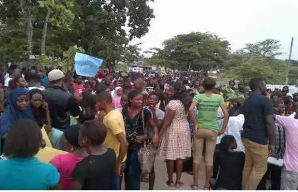 Supporters protest alleged injustice to Ekiti lawmaker-elect